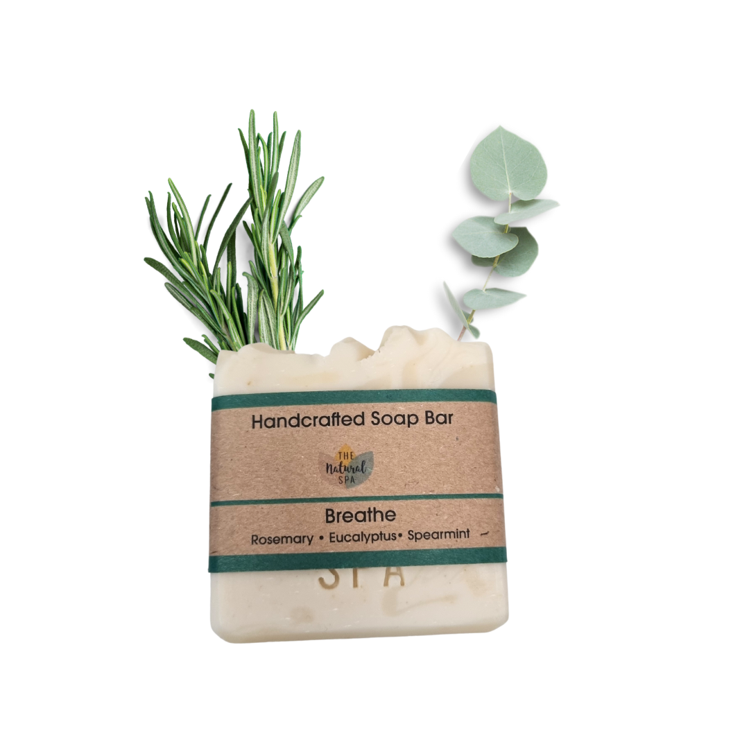 Breathe Cold Process Soap - Rosemary Eucalyptus and Spearmint - 3 different styles-3