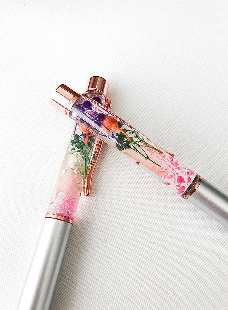 Luxury Floral Pen - Rose Gold-7