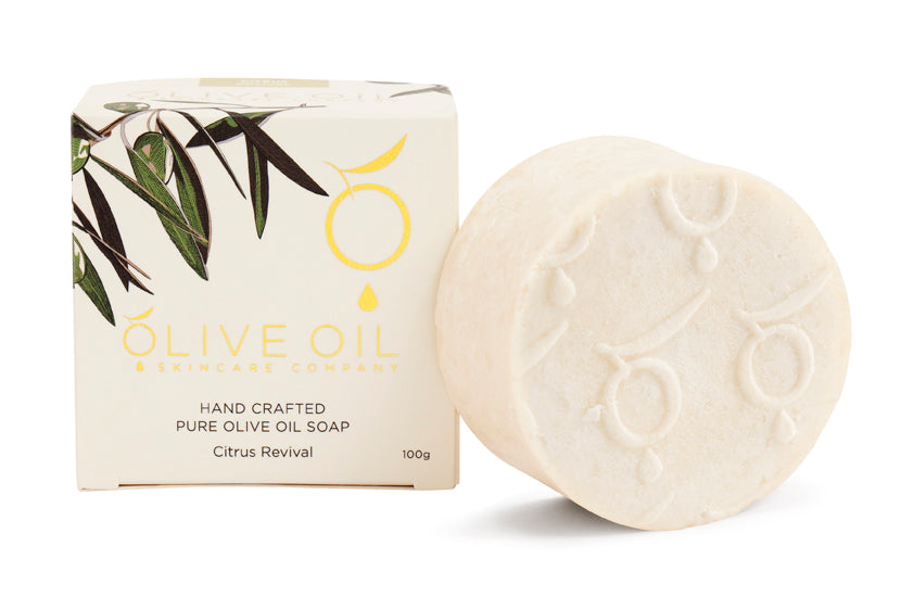 Olive Oil Soap,  All-Natural ,Citrus Revival, 100g-1