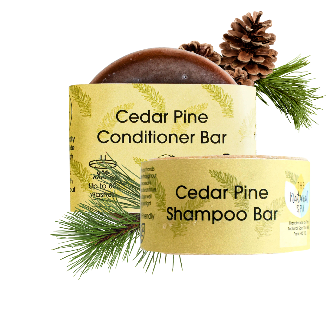 Cedar Pine Shampoo and Conditioner Bar set-0