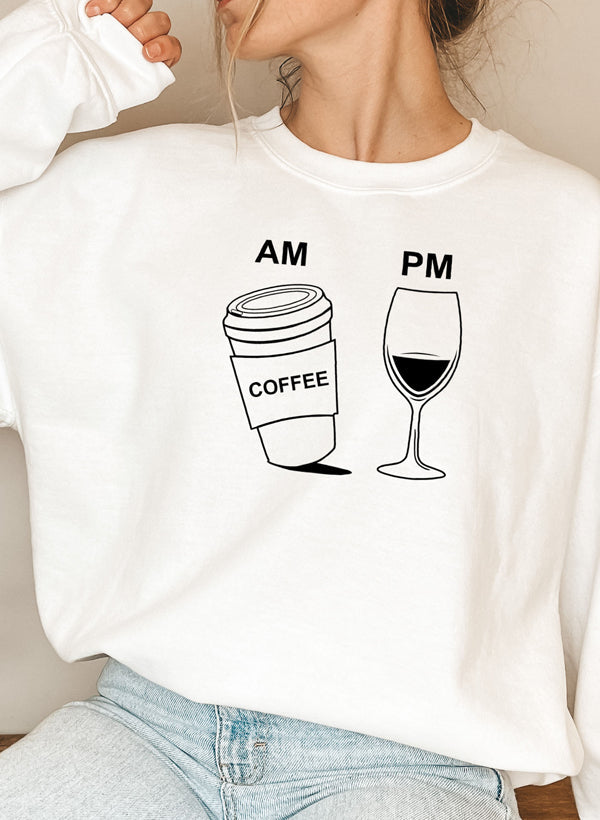 Coffee & Wine Sweat Shirt-5