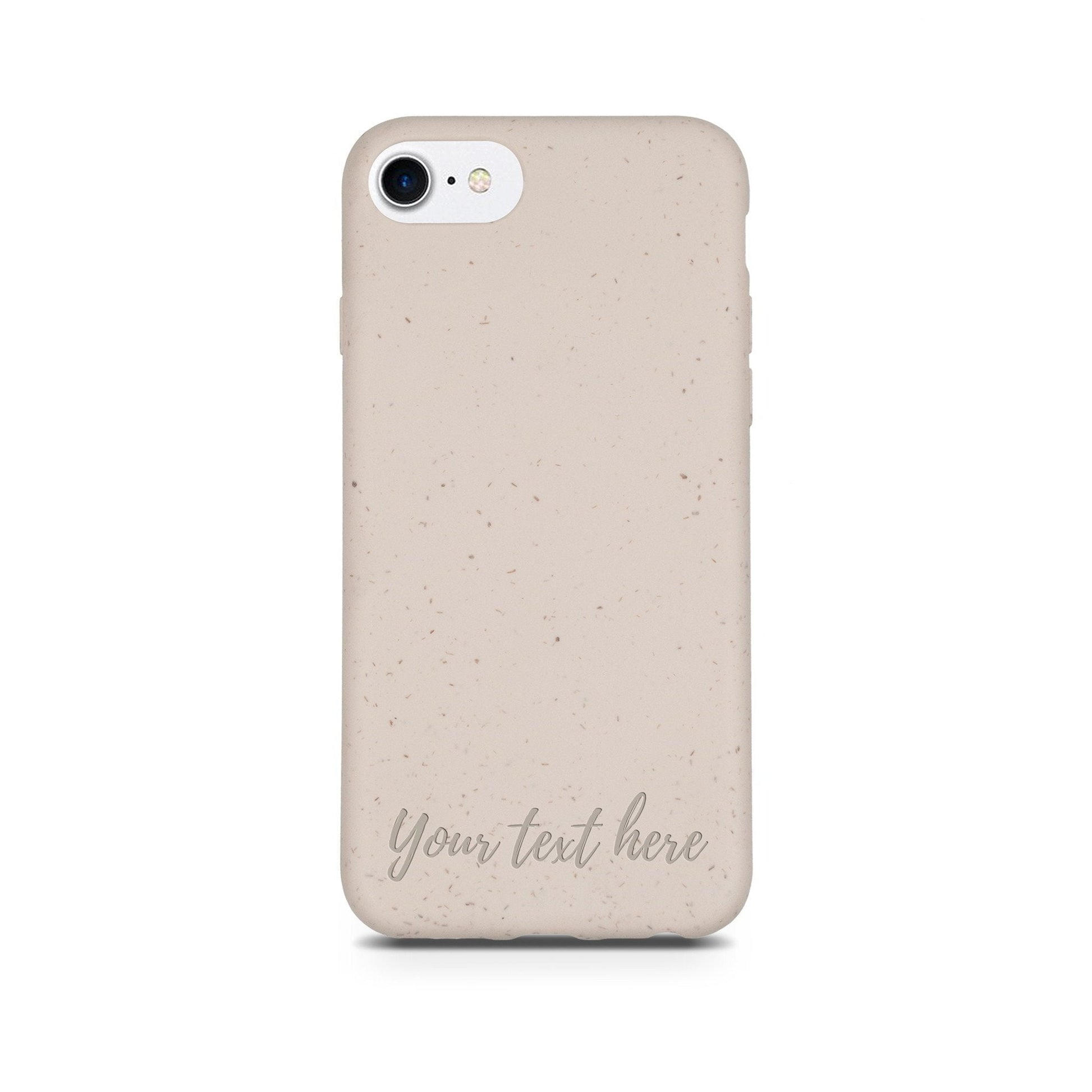 Biodegradable Personalized Phone Case - Natural White by PDPro