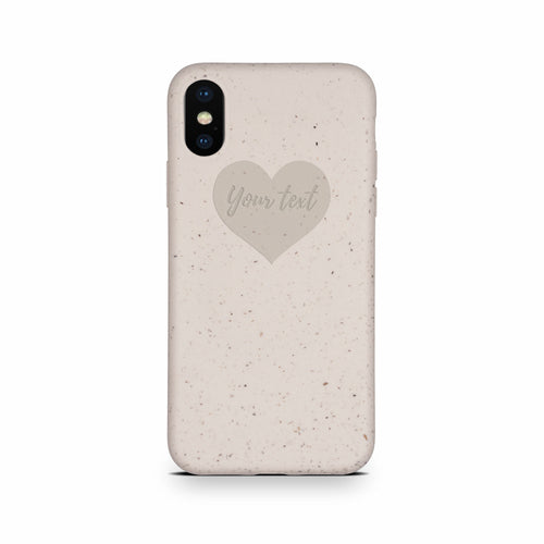 BIODEGRADABLE PERSONALIZED PHONE CASE - NATURAL WHITE by PDPro