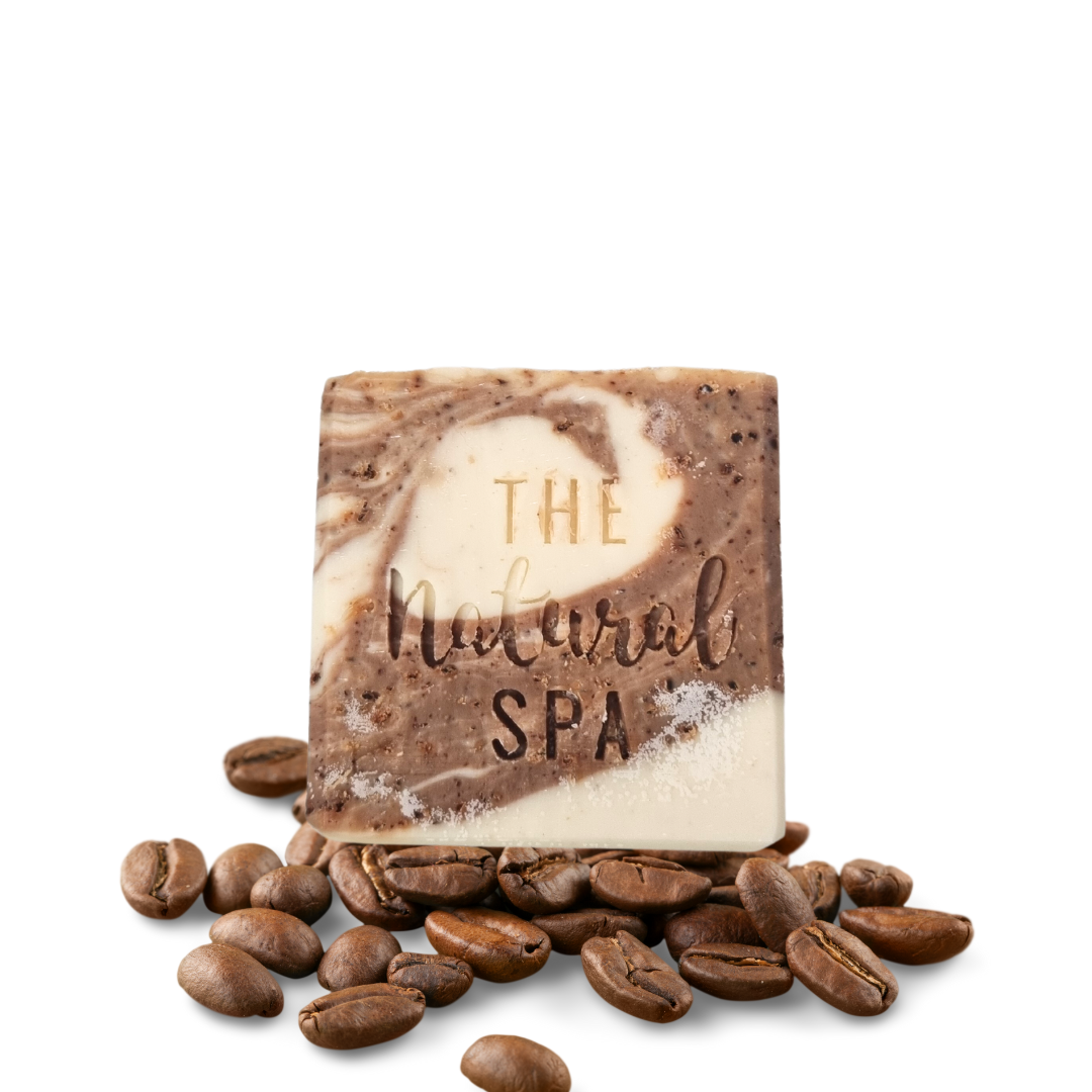 Creamy Coffee Soap Bar - Naturally exfoliating - - 3 different styles-3