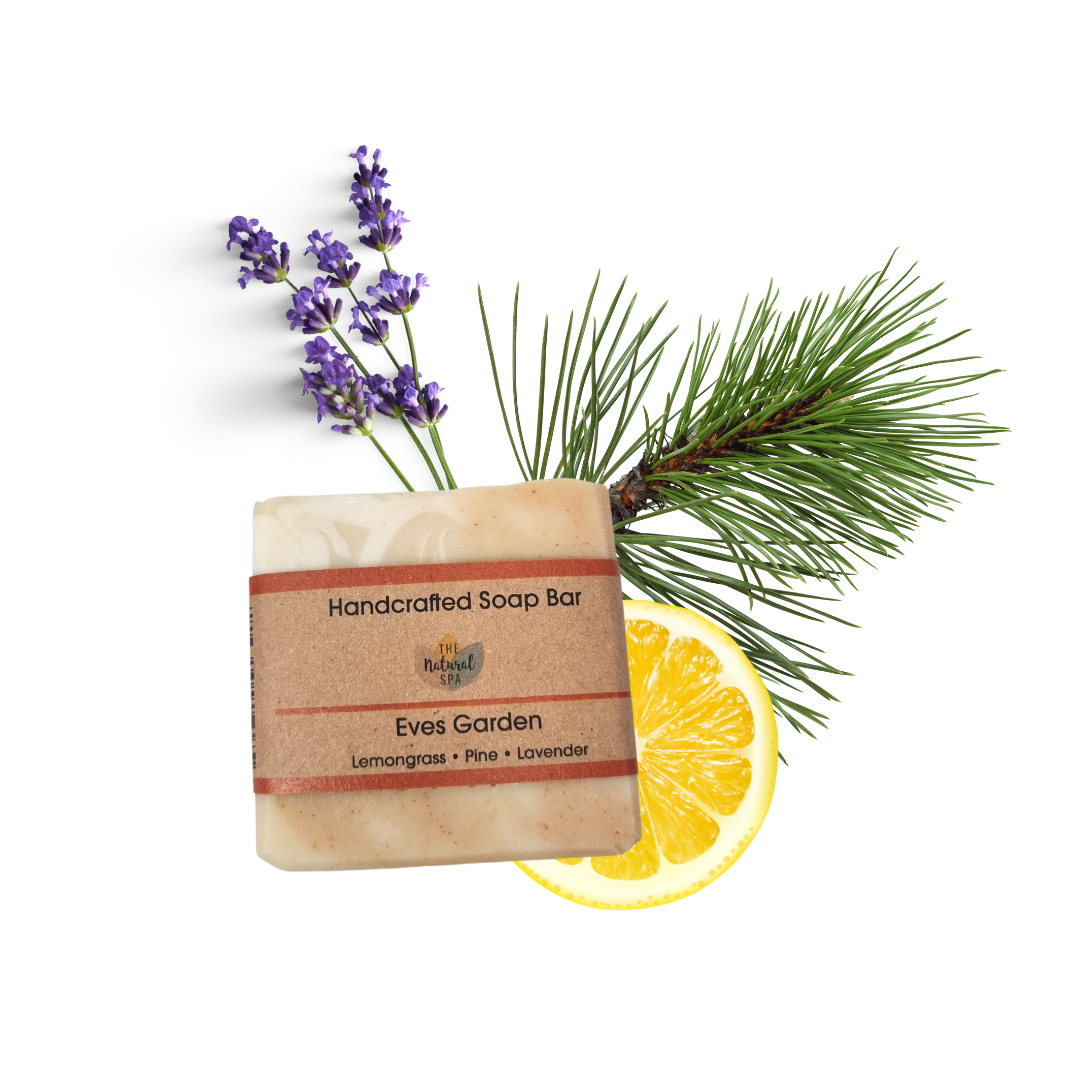 Eves garden Cold Process Soap Bar - Lemongrass Lavender and Pine - 3 different styles-0