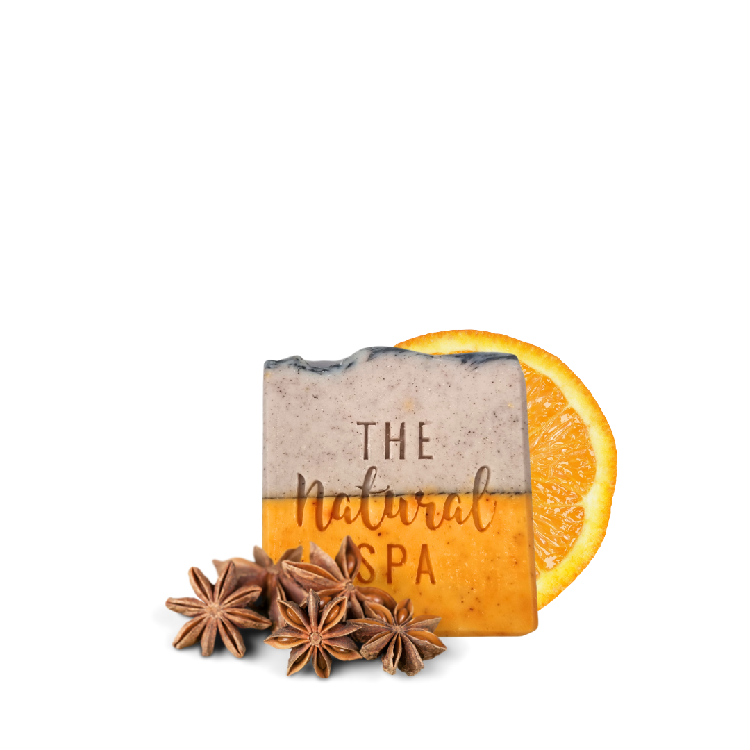 Spiced Orange Soap Bar -  Sweet Orange and Star Anise - 3 different styles-3