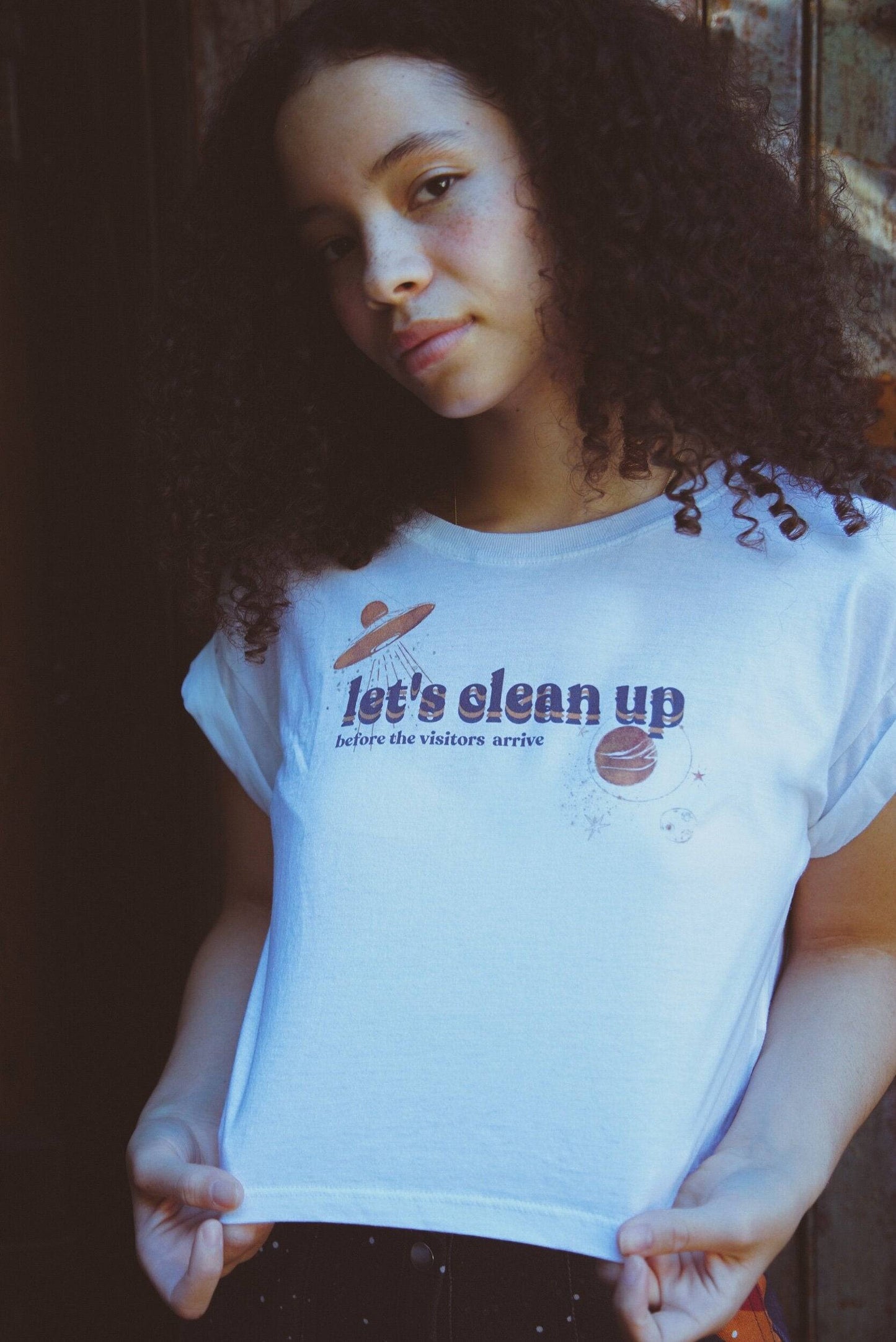 Let's Clean Up Crop-top-0