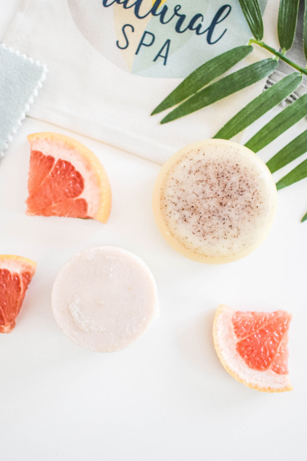 Rose Lavender Grapefruit Shampoo and Conditioner Bar set-3