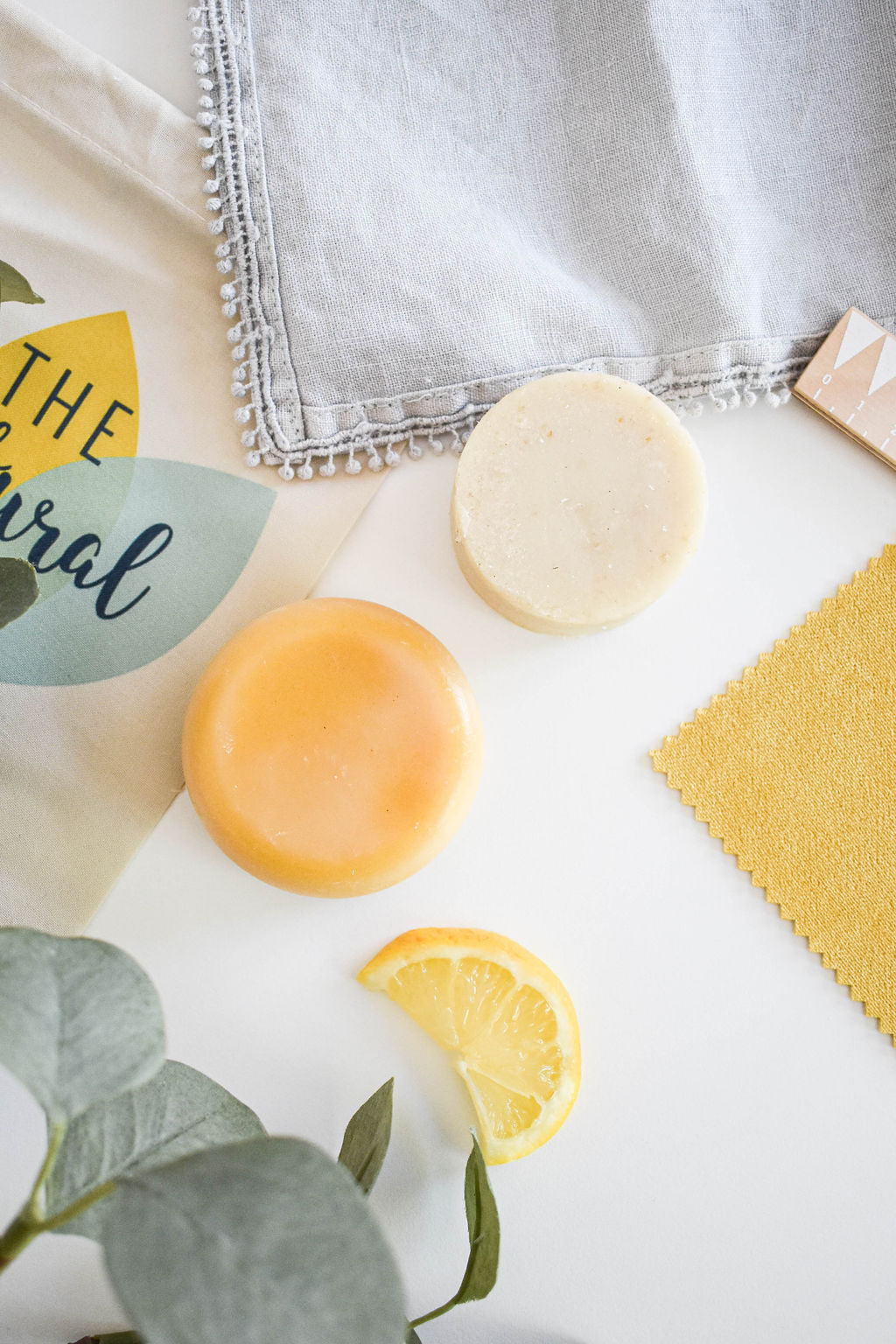 Lemon Shampoo and Conditioner Bar set-1