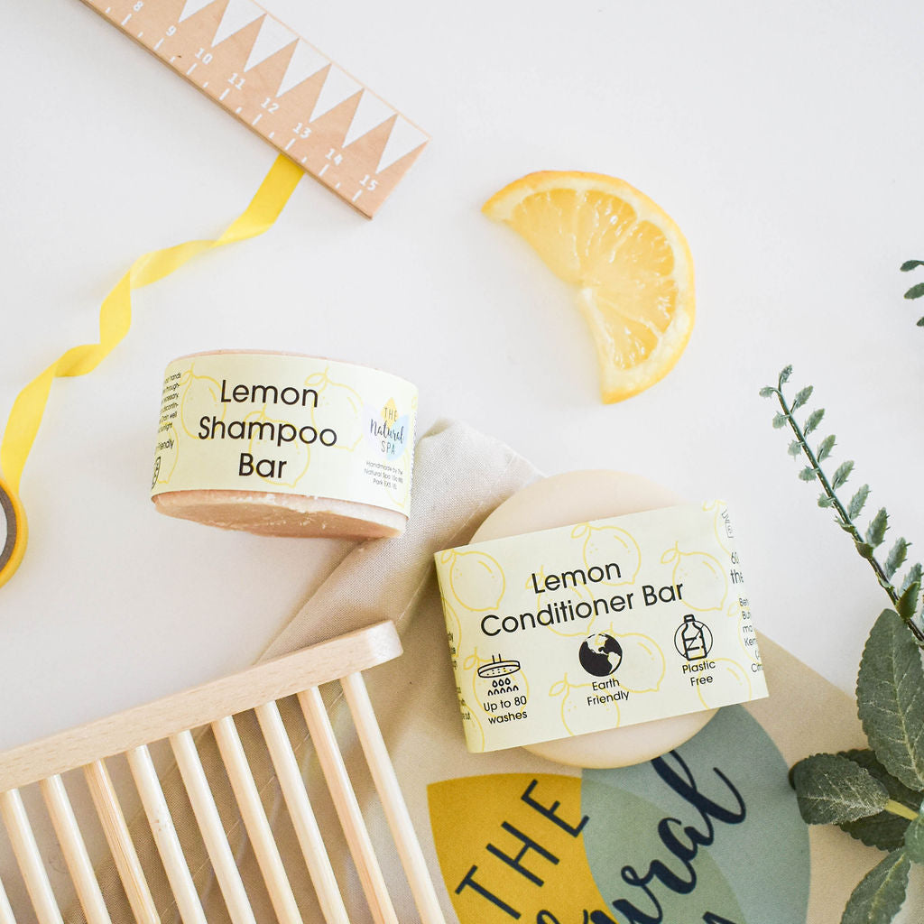 Lemon Shampoo and Conditioner Bar set-2