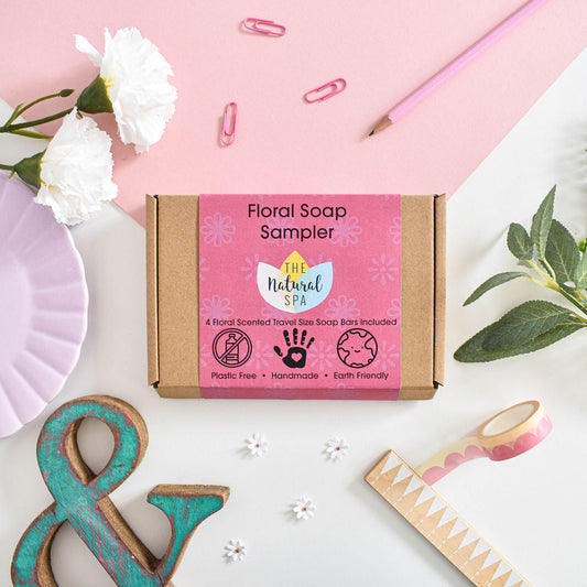 Floral Soap Trial Box - 4 pieces-0