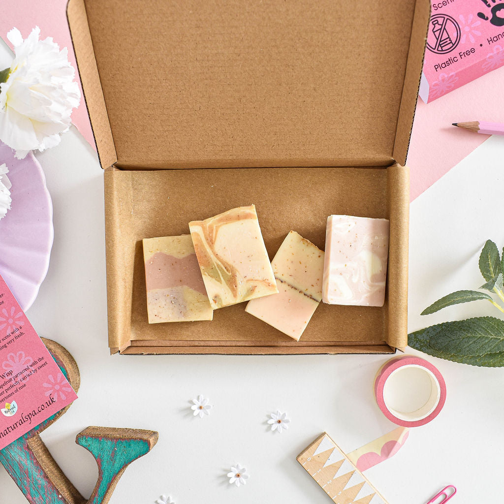 Floral Soap Trial Box - 4 pieces-3