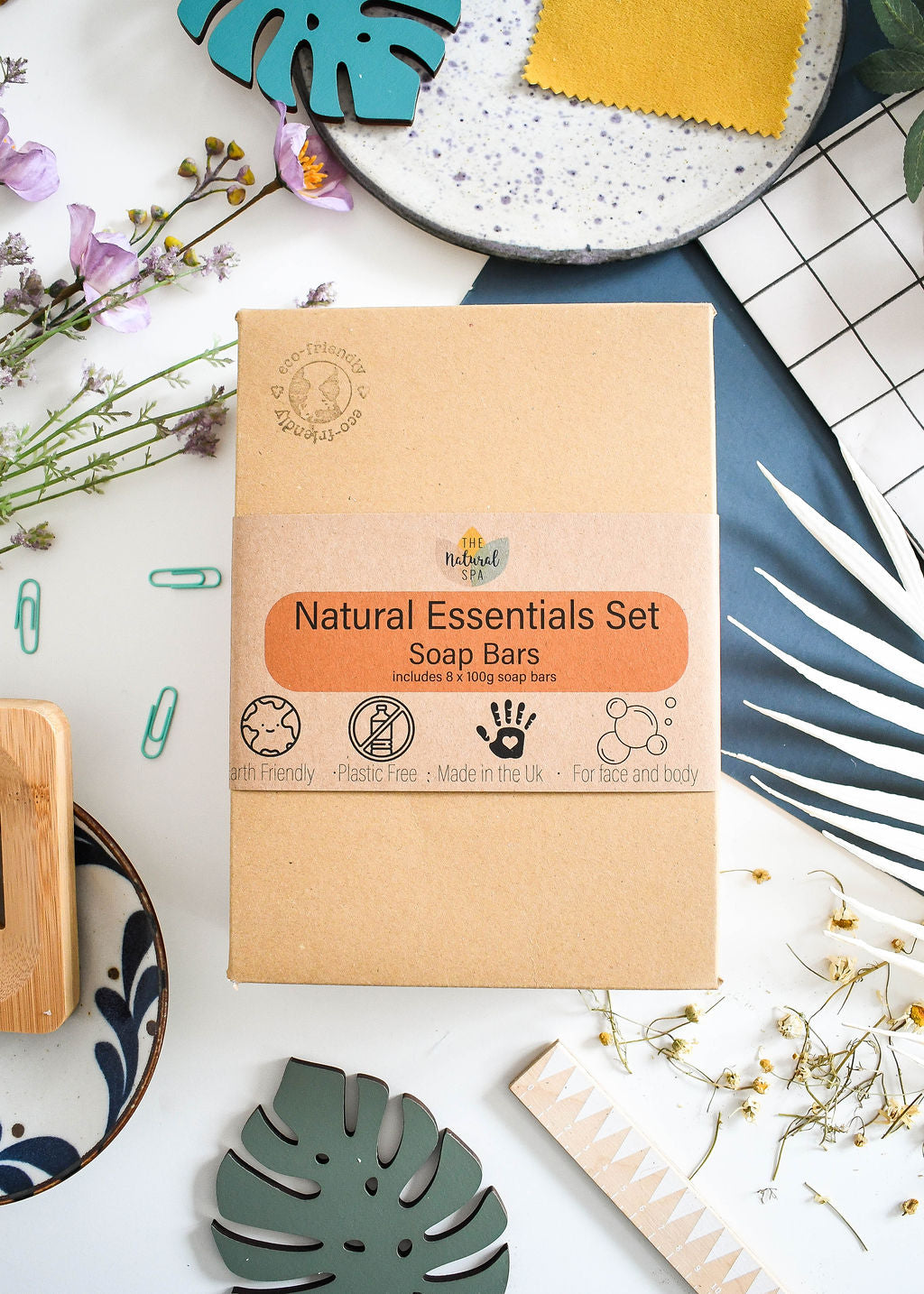 Natural Spa Essentials - Soap bars  - 8 x 100g bars-1