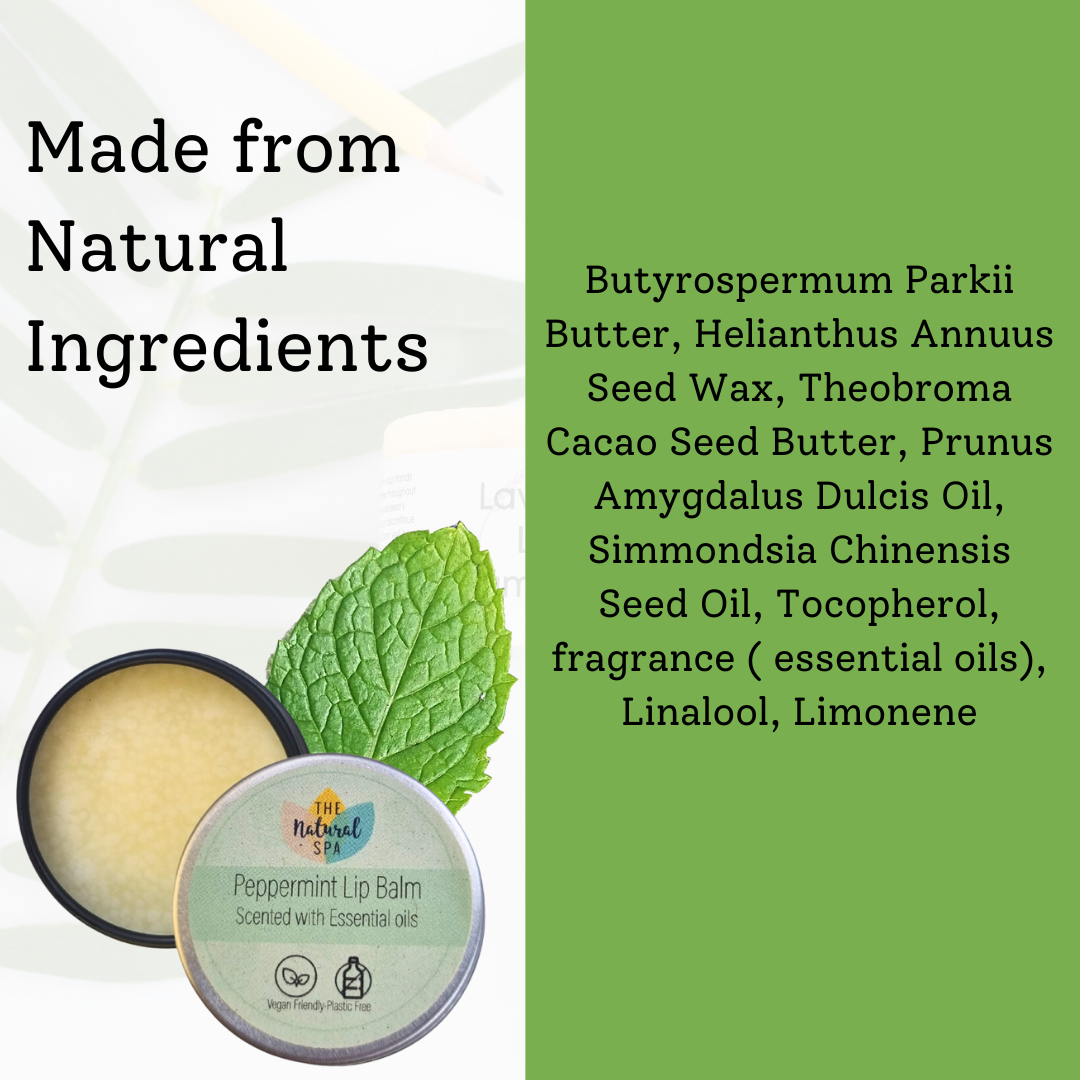 Peppermint All Natural Lip Balm-3