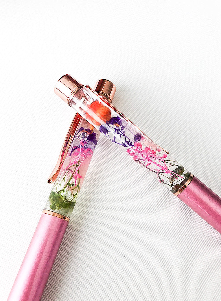 Luxury Floral Pen - Rose Gold-6