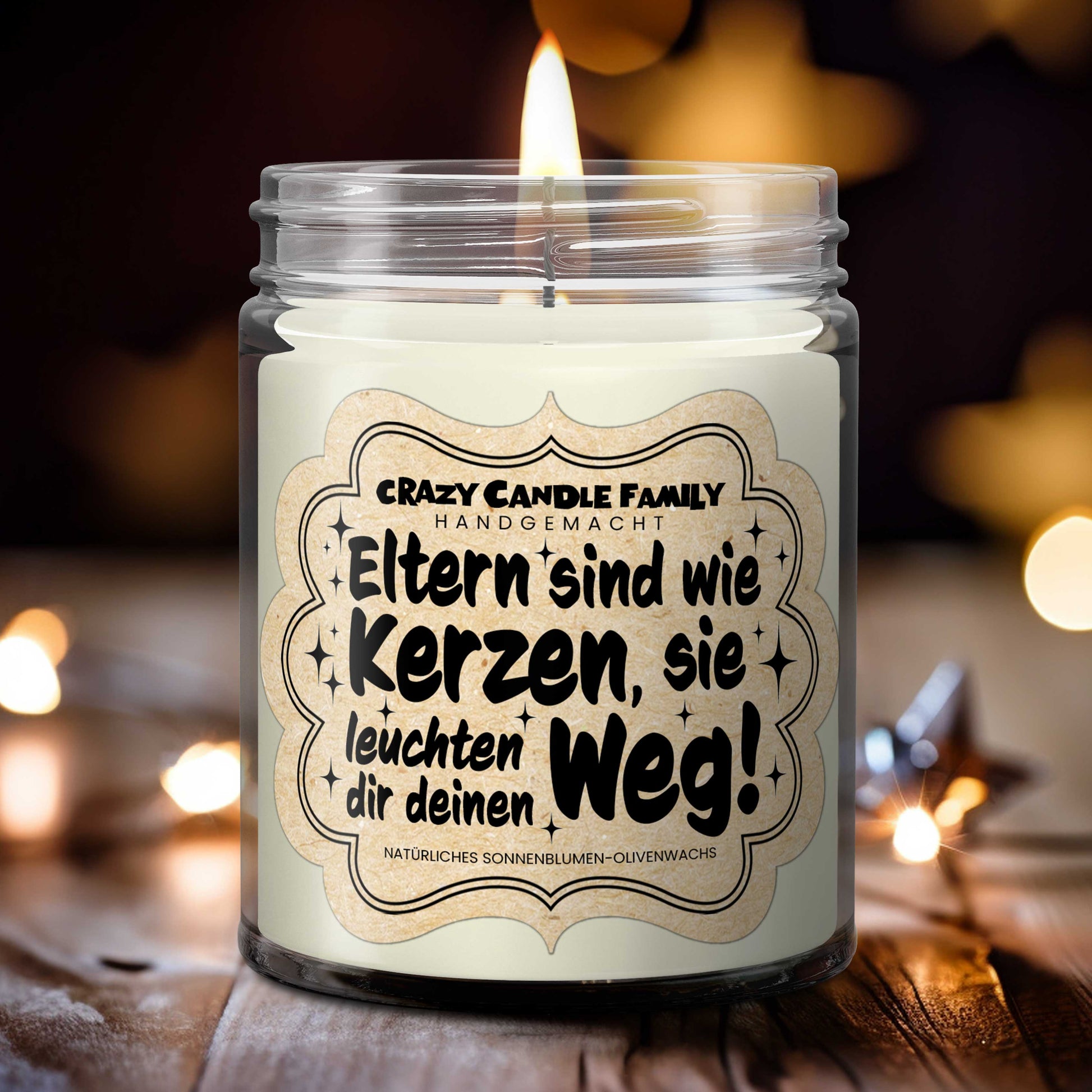 Eltern sind wie Kerzen, sie leuchten dir deinen Weg. Eltern Geschenke für Frauen Papa Mama Geschenk personalisiert Geschenk Geburtstag-1