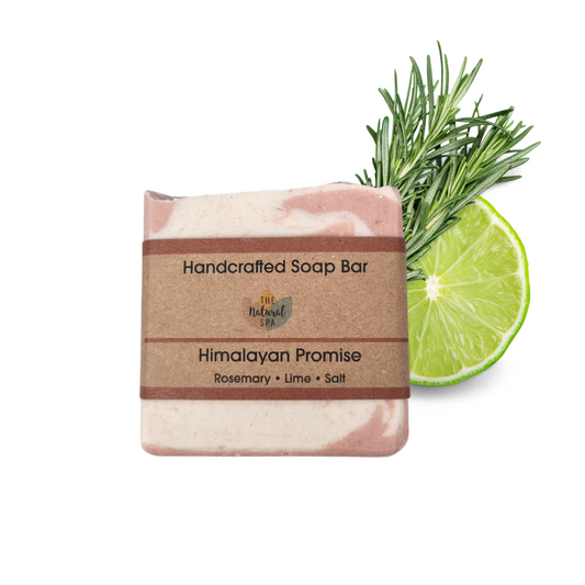 Himalayan promise Soap Bar - Rosemary Lime and Himalayan Pink Salt - 3 different styles-0