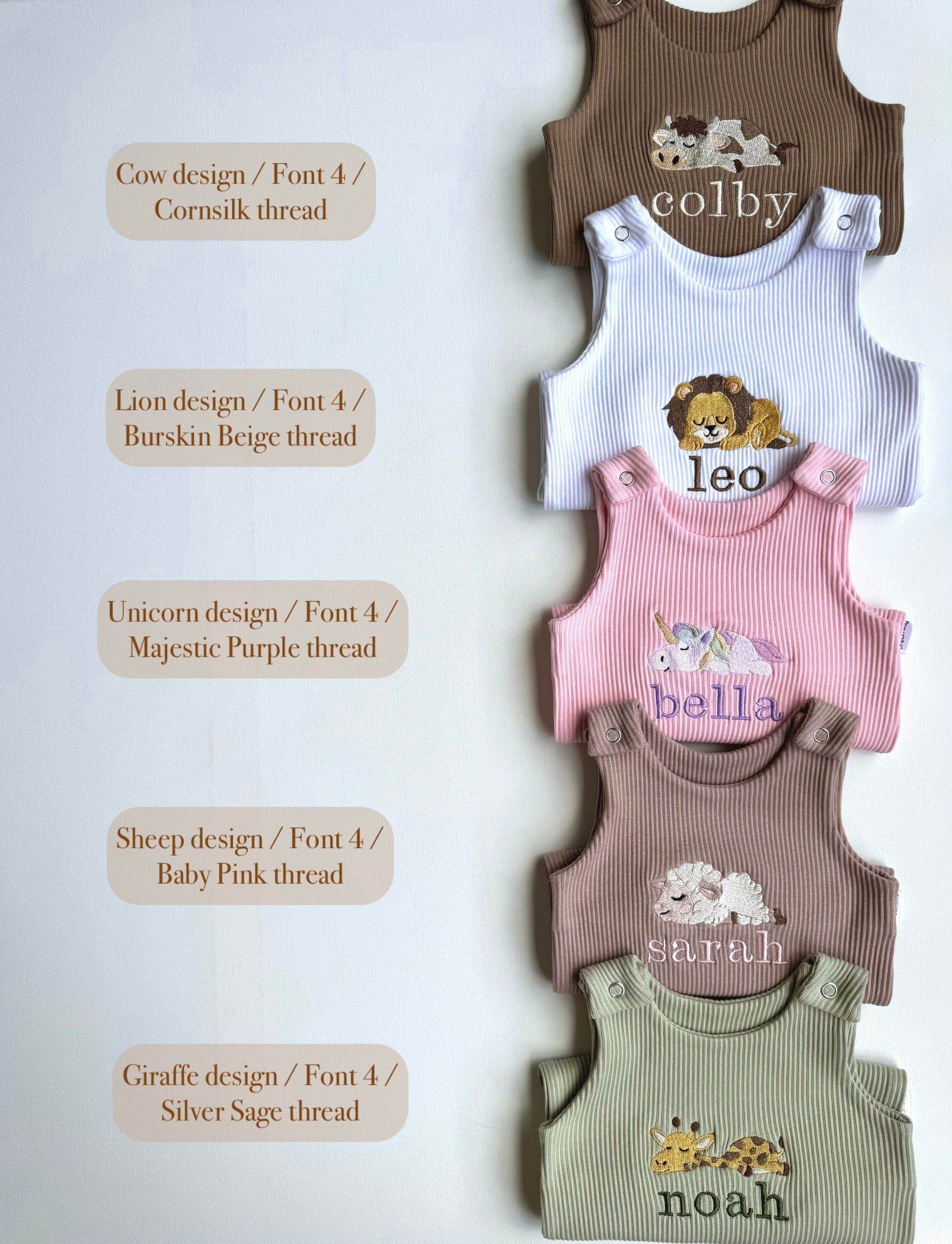 Farm Theme Personalised Dungarees-2