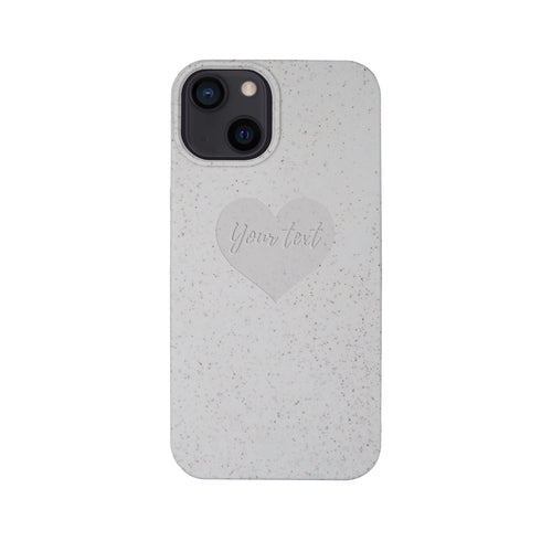 BIODEGRADABLE PERSONALIZED PHONE CASE - NATURAL WHITE by PDPro