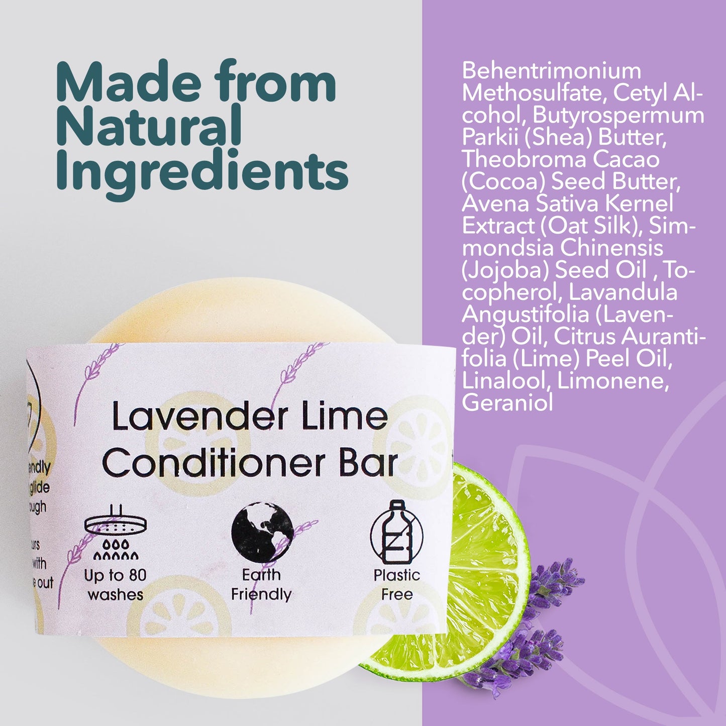 Lavender and Lime  Solid Conditioner-2