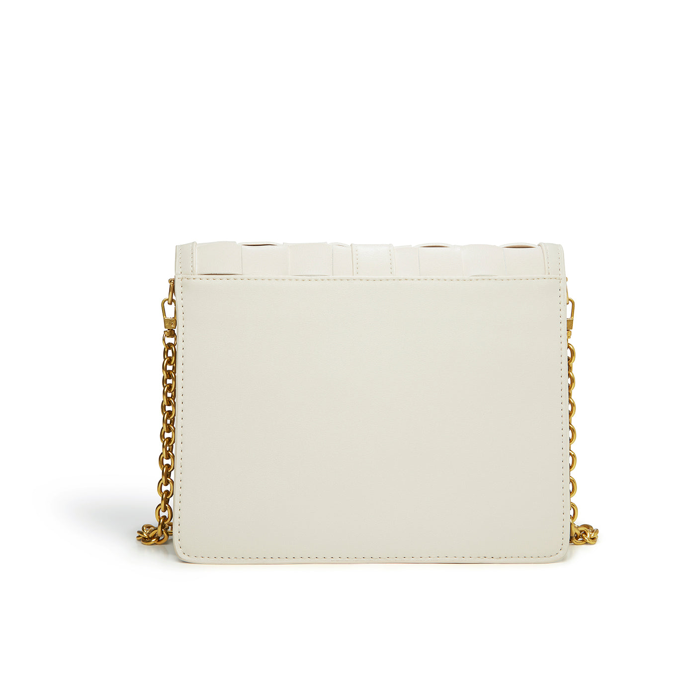 Daisy White Vegan Shoulder & Crossbody Bag-4