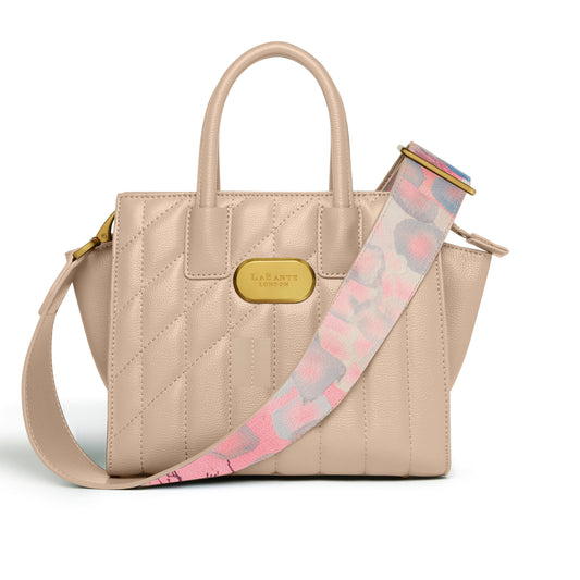 Mini Demi Tote Bag in Beige-0