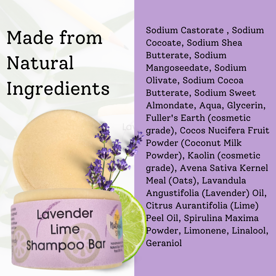 Lavender and Lime Classic Shampoo Bar-1