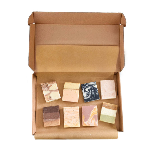 Soap Sampler Gift Set -  8 x 15g  Mini Travel Soaps - Letterbox Sized gift set-0