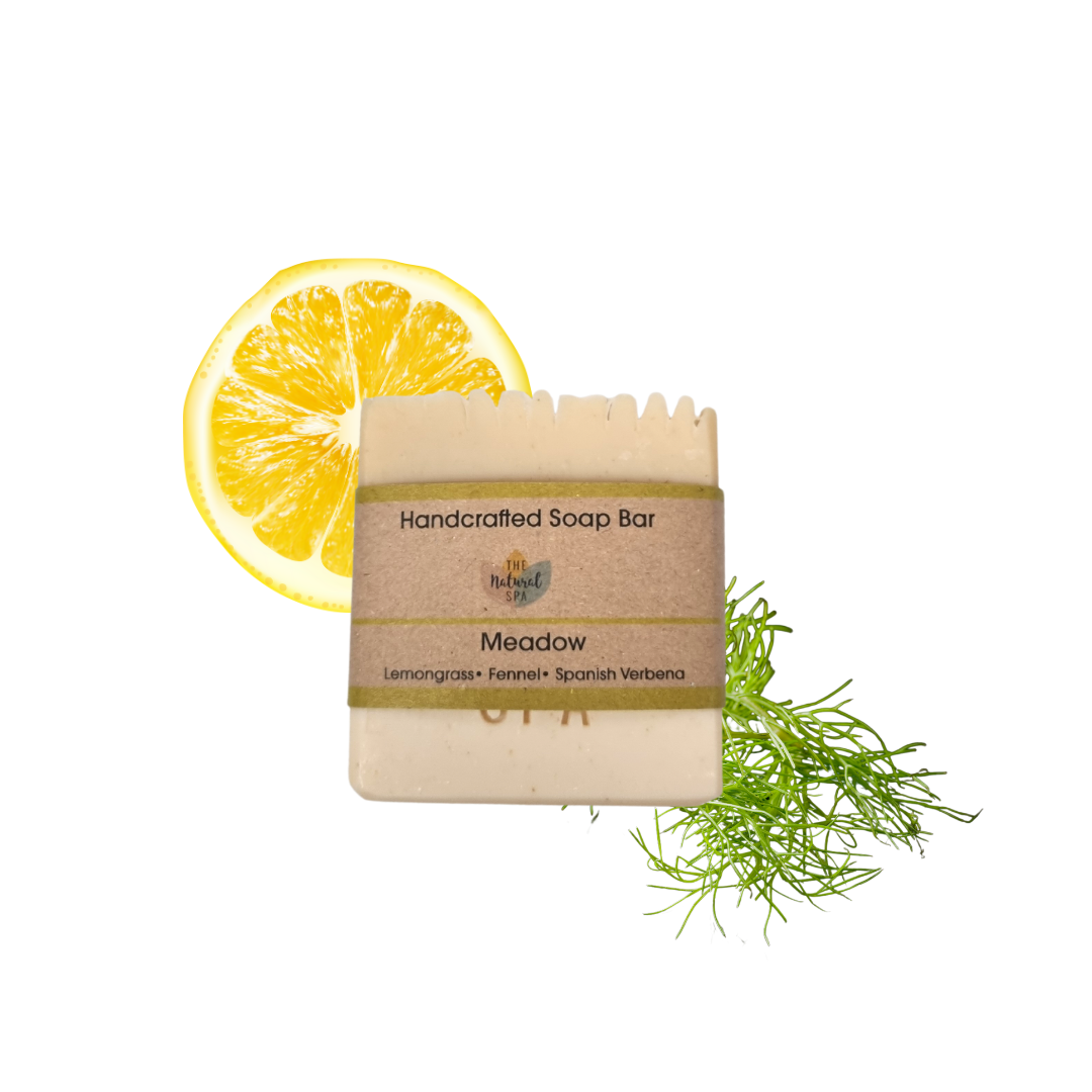 Meadow Soap on a Rope - Lemongrass and Fennel - 3 different styles-4