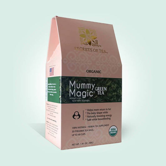 Organic Slimming Herbal Tea - Caffeine-Free with Moringa, 40 Servings by PDPro