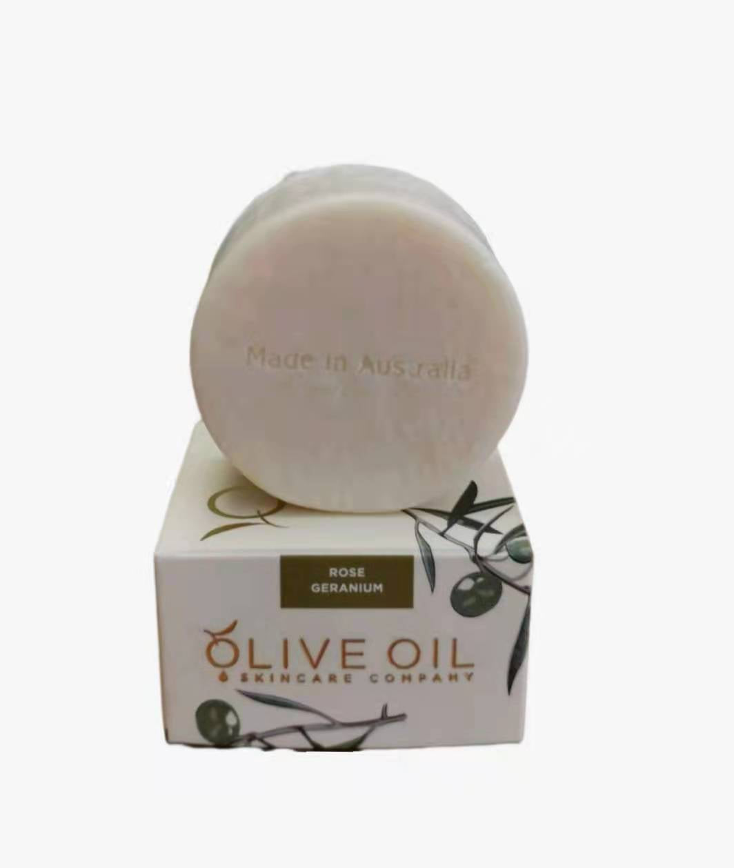 Olive Oil Soap, All-Natural , Rose Geranium ,100g-1