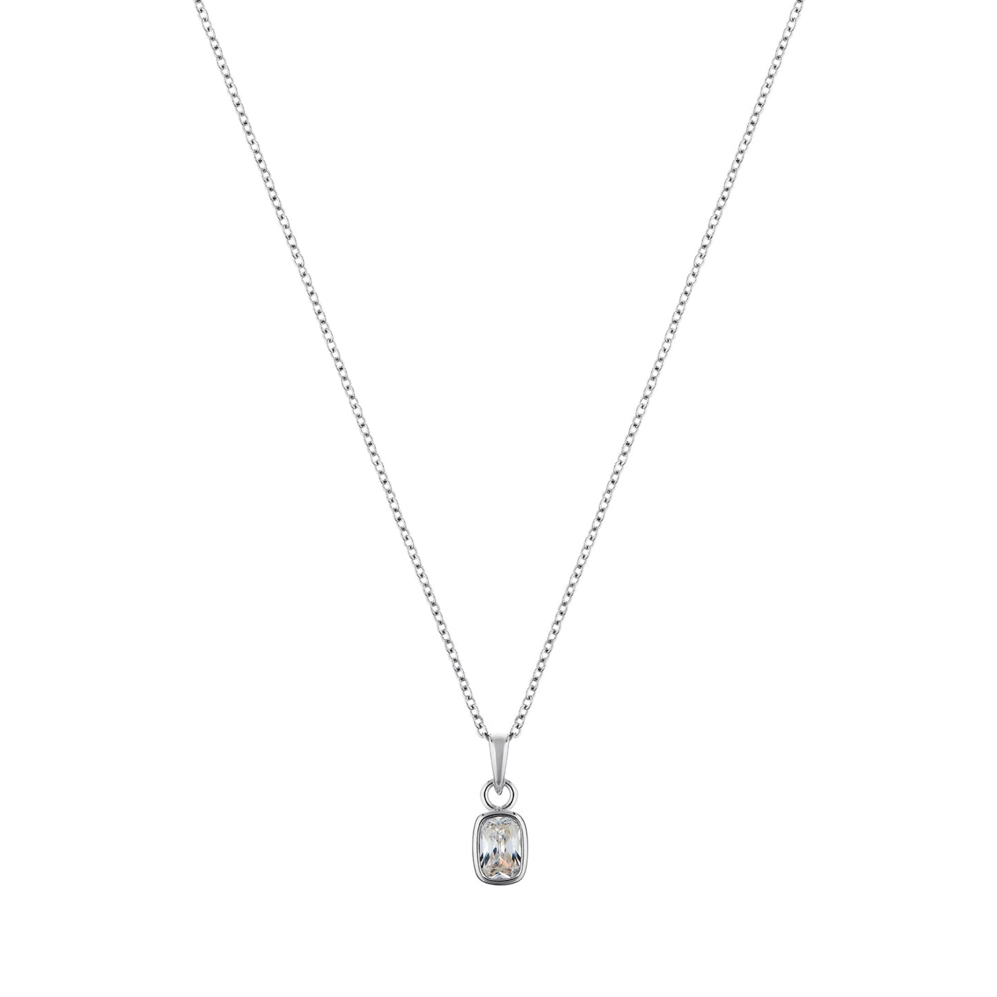 Enigma sterling silver necklace-0