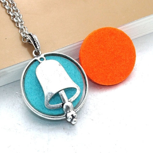 New Owl Aroma Diffuser Necklace Open Silver by PDPro