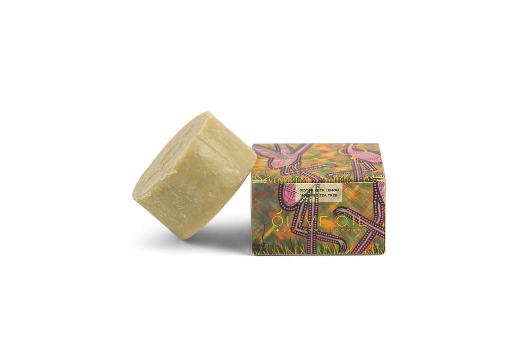 Olive Oil Soap ,Indigenous Series, Gidyea With Lemon Scented Tea Tree Essential Oil-0