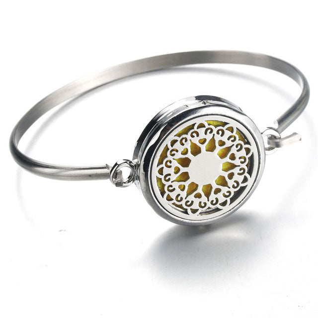 Perfume Essential Oil Diffuser Locket Bracelet by PDPro