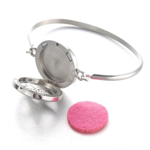 Perfume Essential Oil Diffuser Locket Bracelet by PDPro