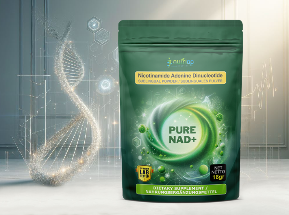 Nutriop Longevity® PURE-NAD+, Nicotinamide Adenine Dinucleotide - Extreme Potency sublingual powder -16 grams-2