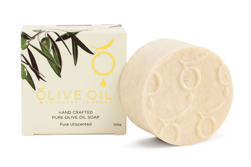 Olive Oil Soap, All-Natural, Unscented, 100g-1