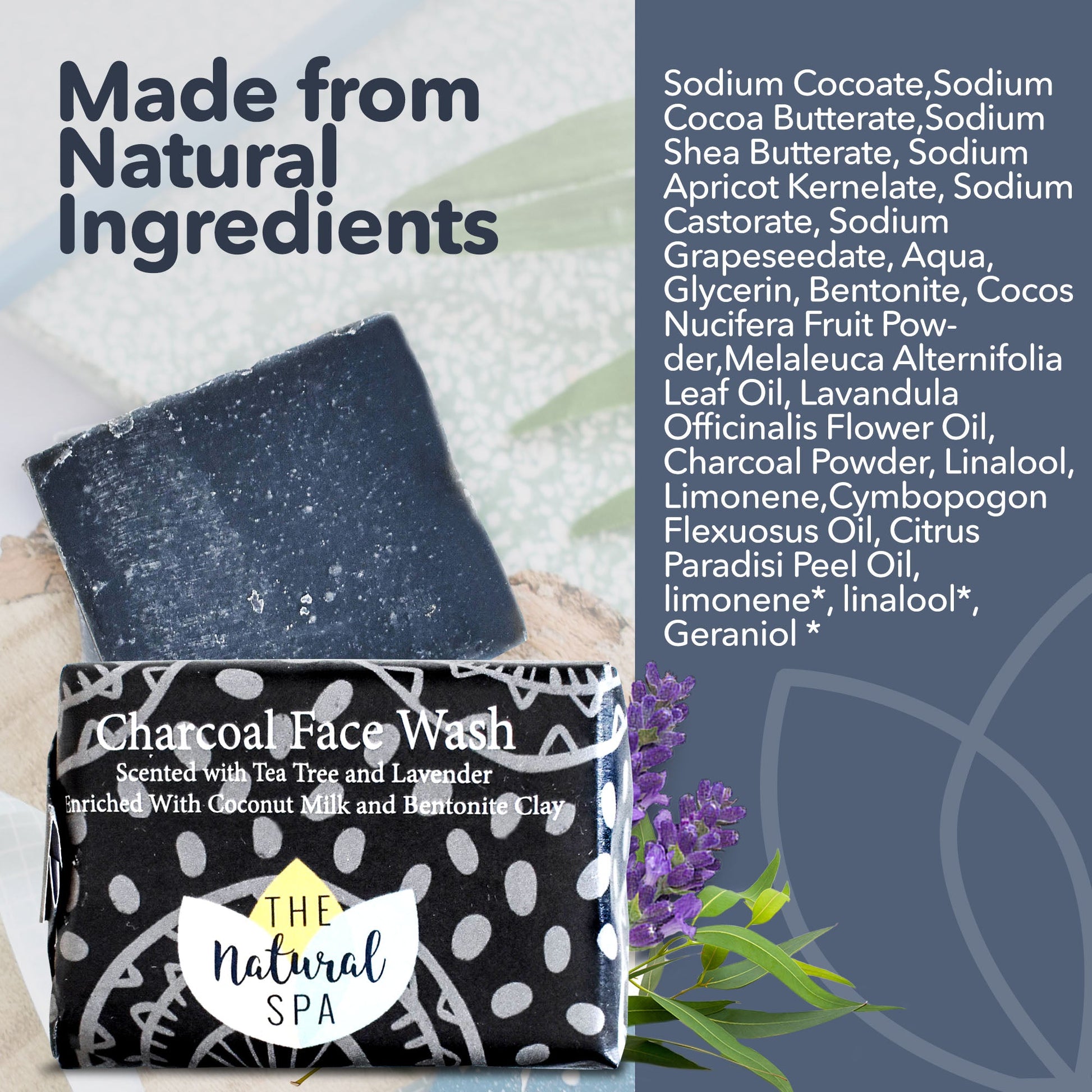 Charcoal Face Wash Bar - naturally detoxifying-3