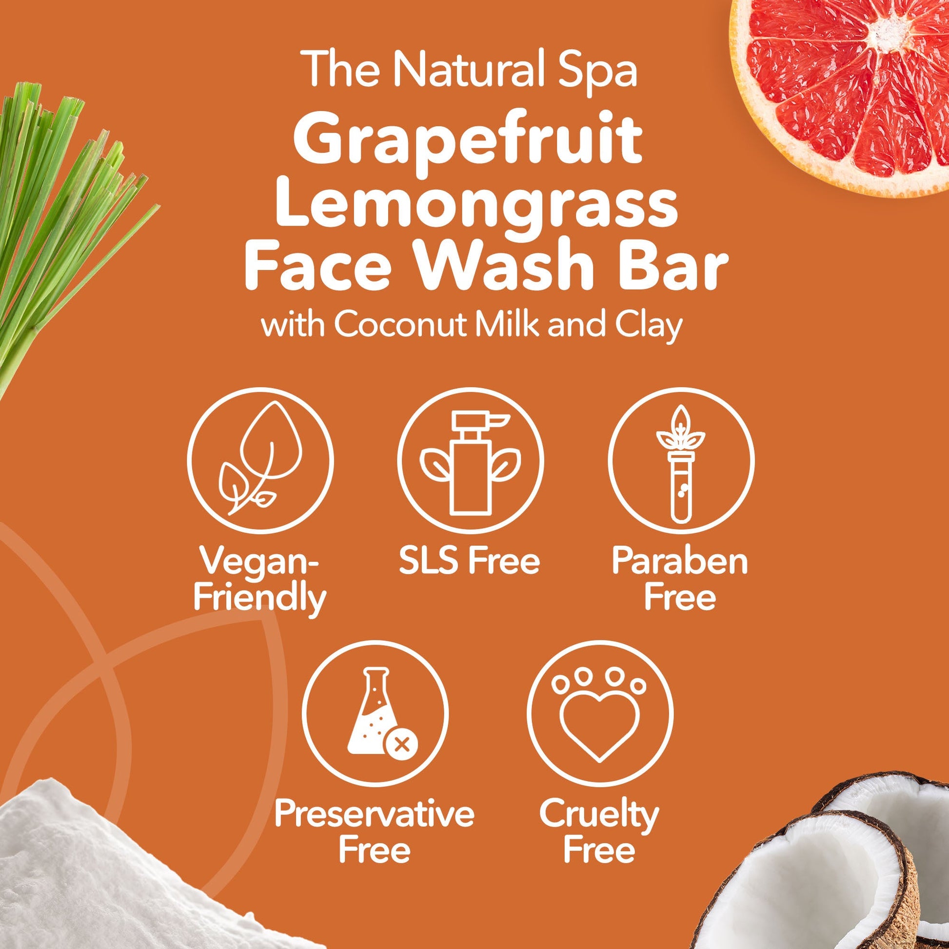 Grapefruit Lemongrass Face Wash Bar-4