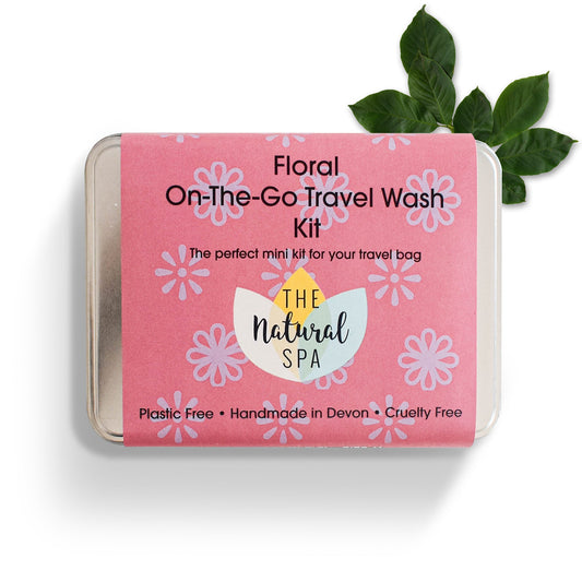 Floral Mini "on the go" Travel Wash kit-0