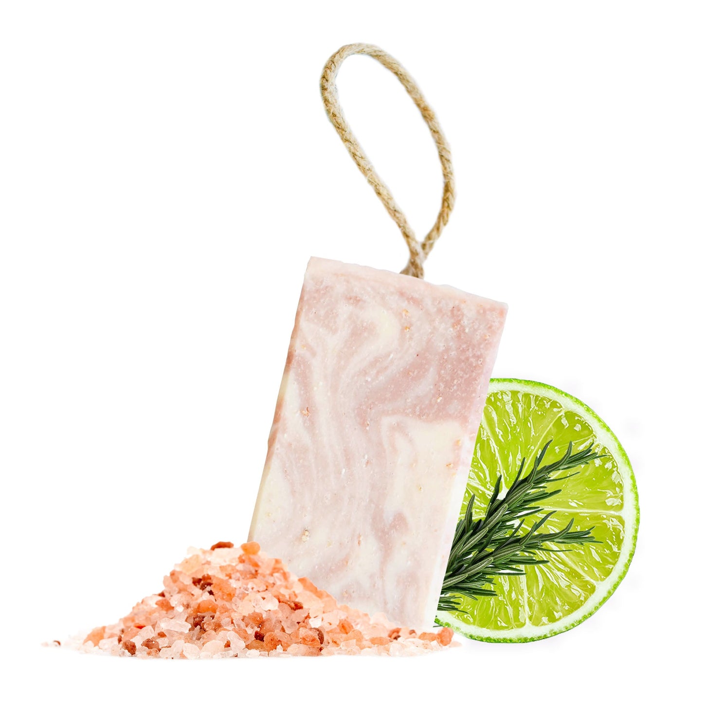 Himalayan promise Soap Bar - Rosemary Lime and Himalayan Pink Salt - 3 different styles-5