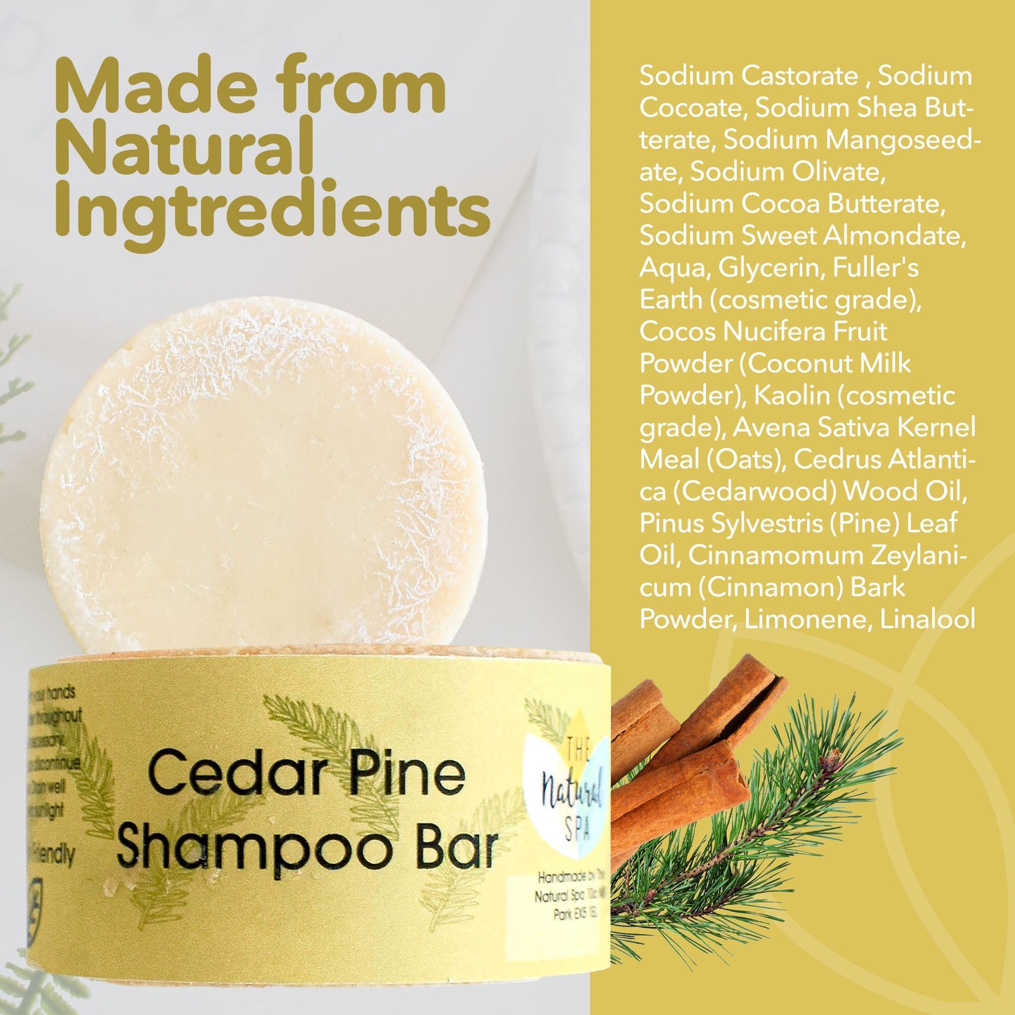 Cedarwood and Pine Shampoo Bar-3