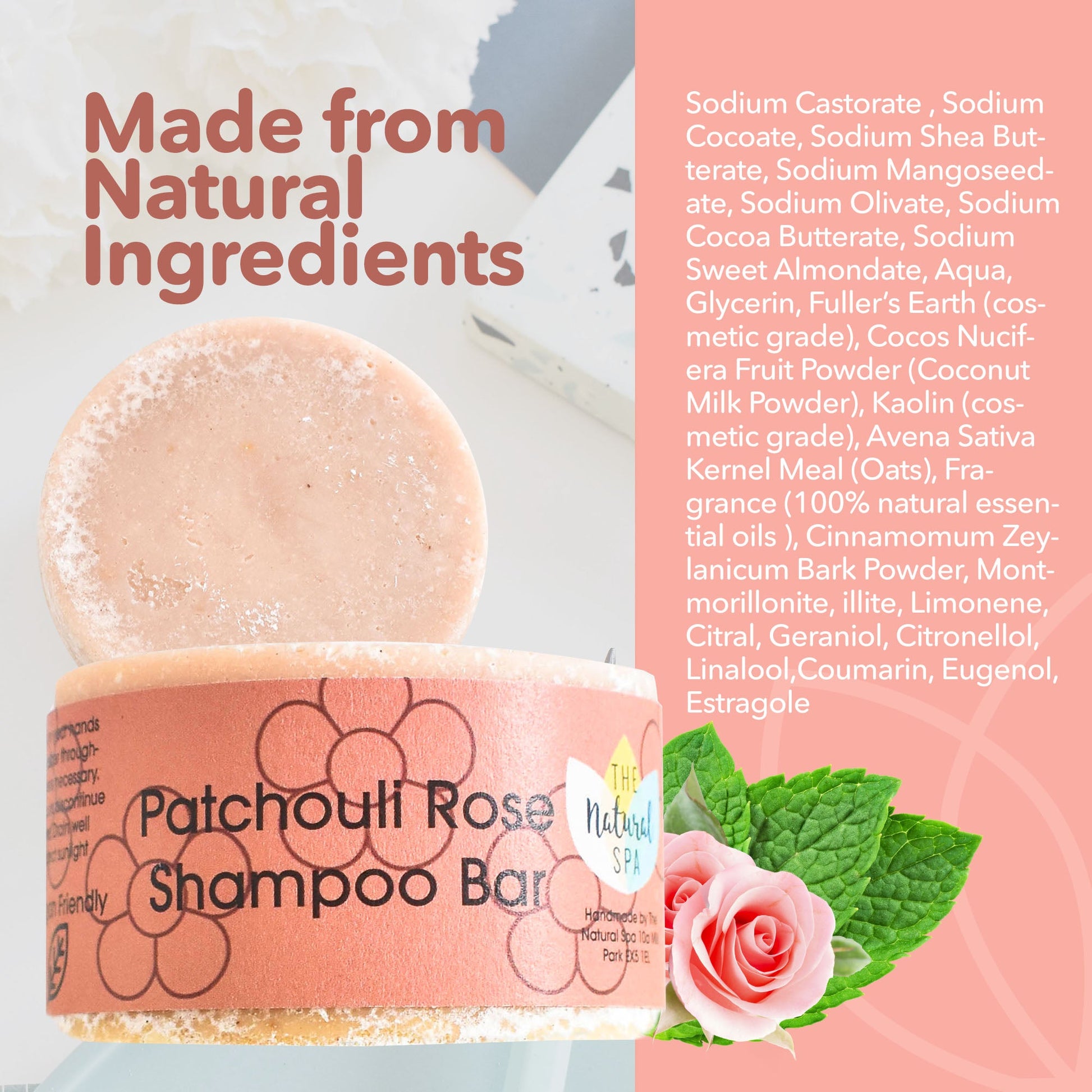 Patchouli Rose Shampoo Bar-2