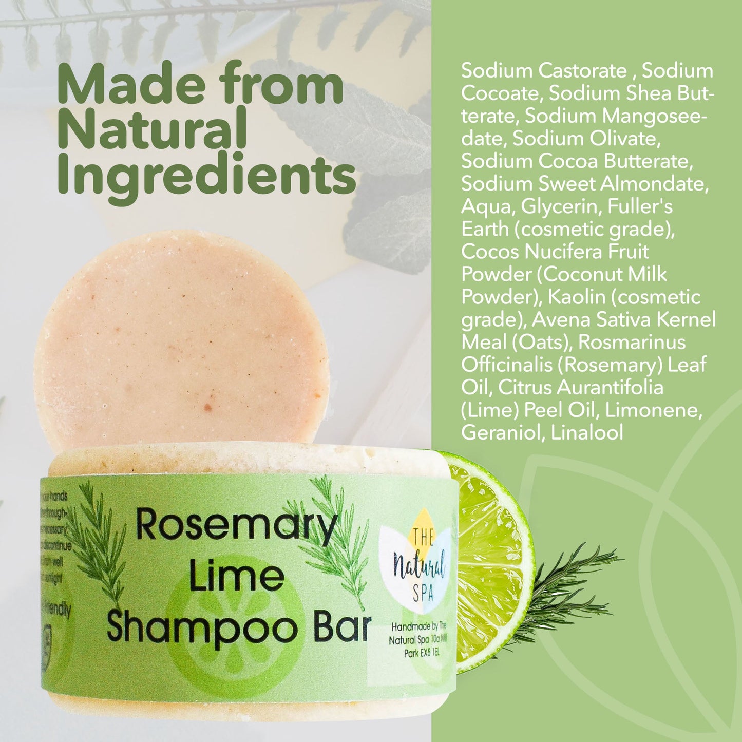 Rosemary lime Shampoo Bar-2