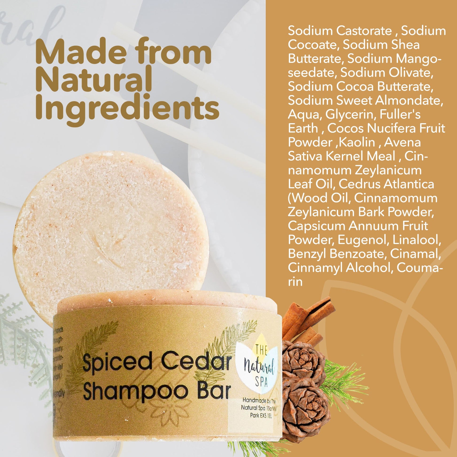 Spiced Cedar  Shampoo bar-2