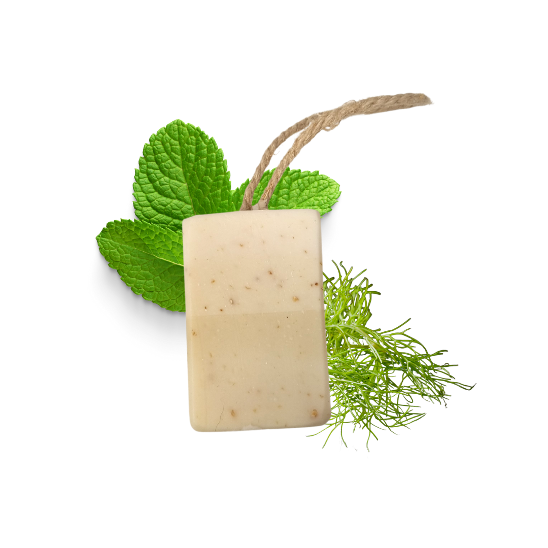 Herb Garden Soap Bar - Fennel, Red Thyme and Siberian Fir - 3 different styles-4