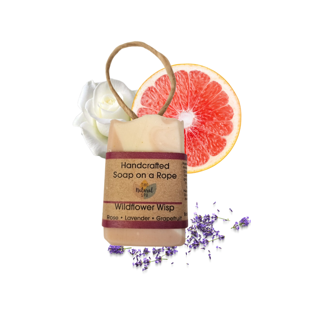 Wild Flower Wisp, Cold Process Soap - Rose Lavender and Grapefruit - 3 different styles-0