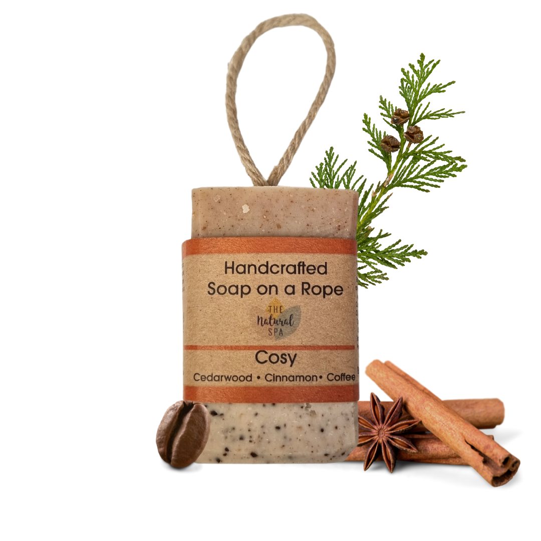 Cosy Cold Process Soap - Coffee , Cedarwood and Cinnamon - 3 different styles-3