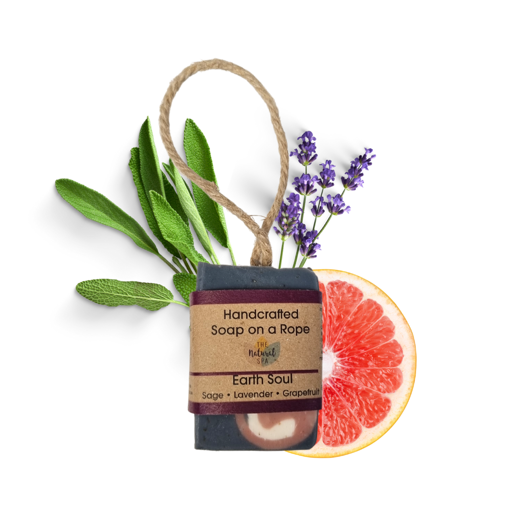 Earth Soul Soap Bar 100g - Clary Sage / Lavender / Grapefruit - 3 different styles-4